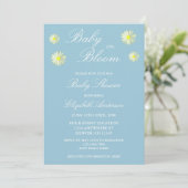 Einladung von Baby in Bloom Baby Dusche (Stehend Vorderseite)