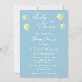 Einladung von Baby in Bloom Baby Dusche