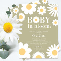 Einladung von Baby in Bloom Baby Dusche