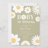 Einladung von Baby in Bloom Baby Dusche (Vorderseite)