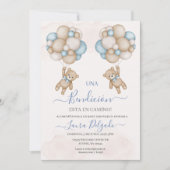 Einladung von Baby Shower Boy (Vorderseite)