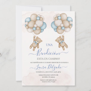 Einladung von Baby Shower Boy