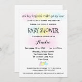 Einladung von Baby Socks Boy oder Girl Baby Shower (Vorne/Hinten)