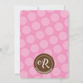 Einladung von Baby Sprinkle (Rückseite)