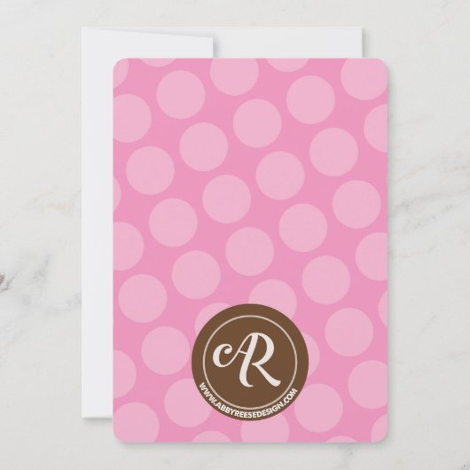 Einladung von Baby Sprinkle (Rückseite)