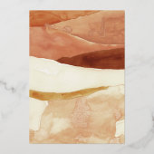 Einladung von Babybrunch-neutraler Tone-Folie (Rückseite)