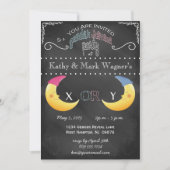 Einladung von Babygeschlechtern in Chalkboard (Vorderseite)