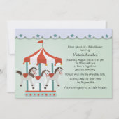 Einladung von Babys Carousel (Vorderseite)