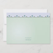 Einladung von Babys Carousel (Rückseite)