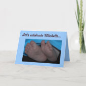 Einladung von Babyzehen (Vorderseite)