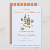 Einladung von Bachelorette (Vorne/Hinten)