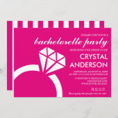 Einladung von Bachelorette | Hochzeiten (Vorne/Hinten)
