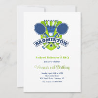 Einladung von Badminton