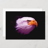 Einladung von Bald American Eagle - Adler einlädt (Vorne/Hinten)