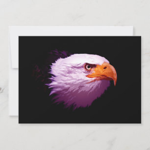 Einladung von Bald American Eagle - Adler einlädt