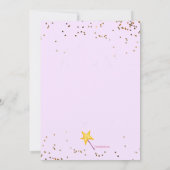 Einladung von Ballerina Bear (Rückseite)