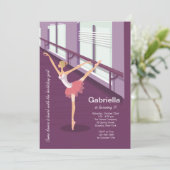 Einladung von Ballerina Girl (Stehend Vorderseite)