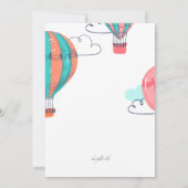 Einladung von Ballon (Rückseite)