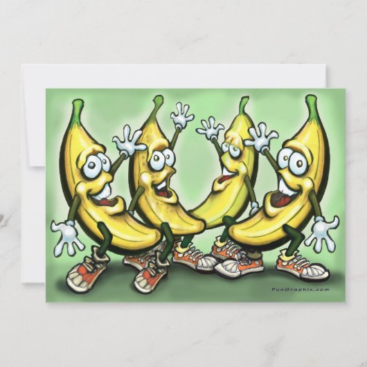 Einladung von Bananen (Vorderseite)