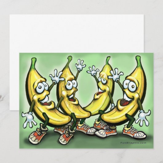 Einladung von Bananen (Vorne/Hinten)