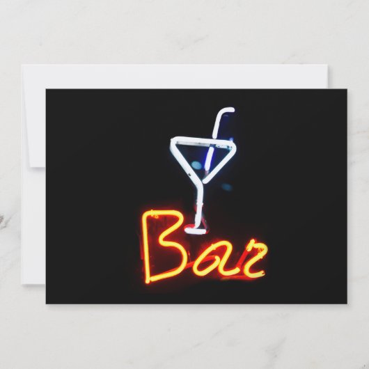 Einladung von Bar Sign (Vorderseite)