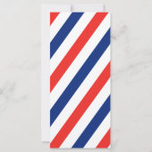 Einladung von Barberstreifen (Rückseite)