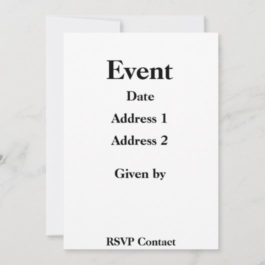 Einladung von Bären (Rückseite)