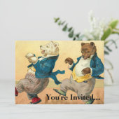 Einladung von Bären (Stehend Vorderseite)