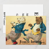 Einladung von Bären (Vorne/Hinten)