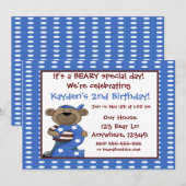 Einladung von Bärenjungen (Vorne/Hinten)