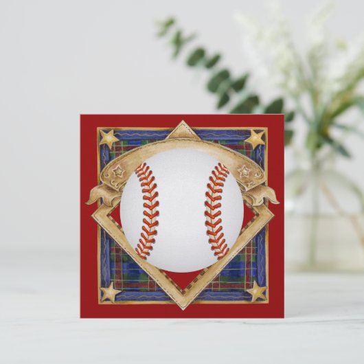 Einladung von Baseball - SRF (Stehend Vorderseite)