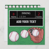 Einladung von Baseball - SRF (Vorne/Hinten)