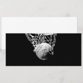 Einladung von Basketball - Sportveranstaltungen (Vorne/Hinten)
