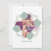 Einladung von Bautizo, Unisex en español (Rückseite)