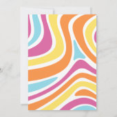 Einladung von Beach Birthday | Einladung von Girl  (Rückseite)