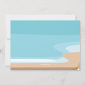 Einladung von Beach Reklametafeln (Rückseite)