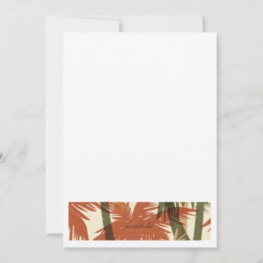 Einladung von Beach Vibes (Rückseite)