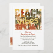 Einladung von Beach Vibes (Vorne/Hinten)