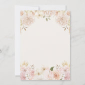 Einladung von Beige & Peach (Rückseite)