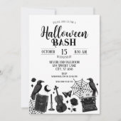 Einladung von benutzerdefinierten Halloween-Partys (Vorderseite)