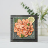 Einladung von benutzerdefinierten Textkurzrimpen (Stehend Vorderseite)