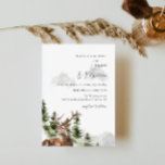 Einladung von Bergwald Hirsch<br><div class="desc">Bergwald Rustikale Hochzeitskollektion.</div>