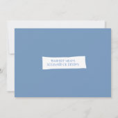 Einladung von BESHART zur jüdischen Hochzeit (Rückseite)