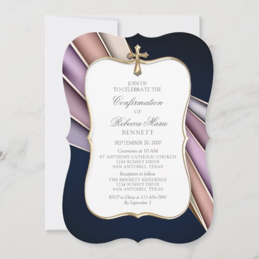 Einladung von Bestätigungsmädchen (Vorderseite)