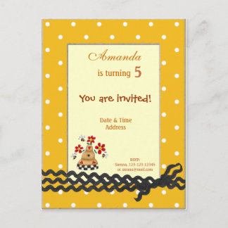 Einladung von Bienenkindern zum Geburtstag