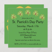 Einladung von Bier und Kleeblatt (Vorne/Hinten)