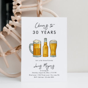 Einladung von Bier zum Geburtstag Getränke zum G