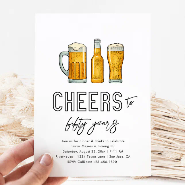 Einladung von Bier zum Geburtstag Getränke zum G Zazzle.de