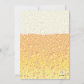 Einladung von Bierkäse (Rückseite)