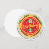 Einladung von Big Burger zum Geburtstag (Vorne/Hinten)